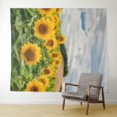 Tenture Fleurs de soleil (En situation (horizontale))