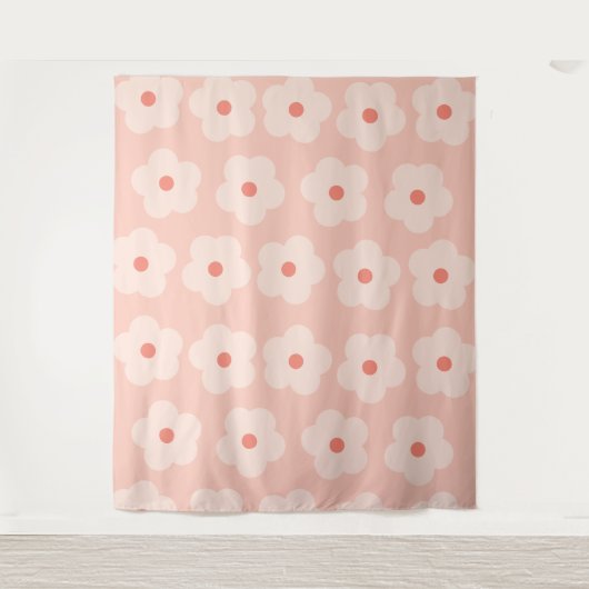 Tenture Fleurs de teintes douces (Devant)