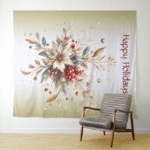 Tenture Fleurs de vacances modernes fond (En situation (horizontale))