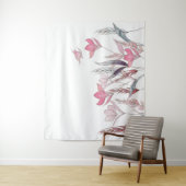 Tenture Fleurs d'eau (En situation)