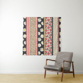 Tenture Fleurs décoratives : Patchwork Tile Motif (En situation (horizontale))