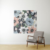 Tenture Fleurs délicates : motif sans couture dessiné à la (En situation)