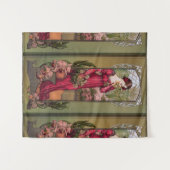 Tenture Fleurs des jardins par Élisabeth Sonrel (Devant (Horizontal))