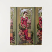 Tenture Fleurs des jardins par Élisabeth Sonrel (Devant)