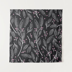 Tenture Fleurs Dessinées à la Main : Motif Sans Couture
