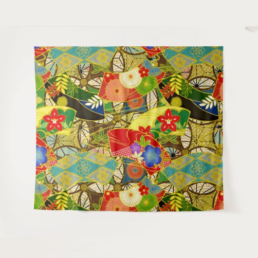 Tenture Fleurs d'été (Devant (Horizontal))