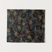 Tenture Fleurs d'été vintages Motifs (Devant (Horizontal))