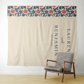 Tenture Fleurs Élégantes Beige (En situation (horizontale))