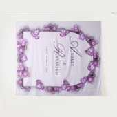 Tenture Fleurs Élégantes et Modernes de Rustique Arc de Li (Devant (Horizontal))