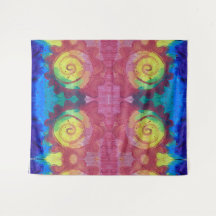 Fleurs en spirale abstraites