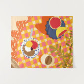 Tenture Fleurs et Brunch (Devant (Horizontal))