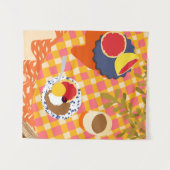 Tenture Fleurs et Brunch (Devant (Horizontal))