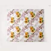 Tenture Fleurs et fruits d'abricot. (Devant (Horizontal))