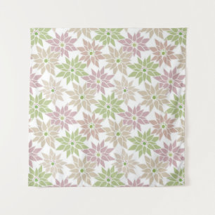 Tenture Fleurs florales Abstraites dessin motif romantique