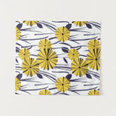 Tenture Fleurs jaunes (Devant (Horizontal))