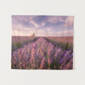 Tenture Fleurs | Lavande Sud France (Devant (Horizontal))