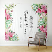 Tenture Fleurs Magnifiques Fond Élégant pour Fête de Marié (En situation (horizontale))