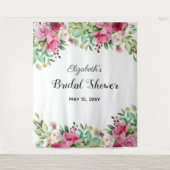 Tenture Fleurs Magnifiques Fond Élégant pour Fête de Marié (Devant)