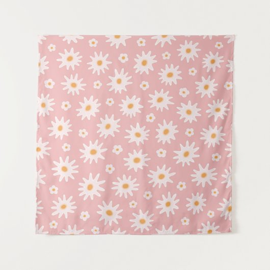 Tenture Fleurs marguerites sans couture motif. Fond floral (Devant)