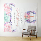 Tenture Fleurs Modernes & Prosecco Succulent Enterrement d (En situation (horizontale))