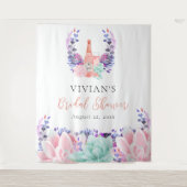 Tenture Fleurs Modernes & Prosecco Succulent Enterrement d (Devant)