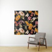 Tenture Fleurs motif magnifique sans couture. Texture de t (En situation (horizontale))