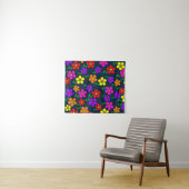 Tenture Fleurs multicolores motif floral-34654 (En situation (horizontale))