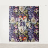 Tenture Fleurs mystiques Cadeaux de retraite personnalisés (Devant)