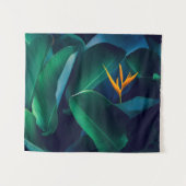 Tenture Fleurs | Oiseau du paradis (Devant (Horizontal))