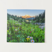 Tenture Fleurs | Parc national du Mont Rainier (Devant (Horizontal))