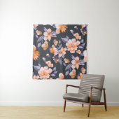 Tenture Fleurs peintes Arrière - plan sans couture (En situation (horizontale))