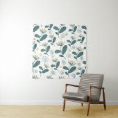 Tenture Fleurs sans coutures arrière - plan dans le style (En situation)