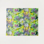 Tenture Fleurs sauvages aquarelle (Devant (Horizontal))