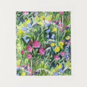 Tenture Fleurs sauvages aquarelle (Devant)