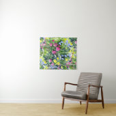Tenture Fleurs sauvages aquarelle (En situation (horizontale))