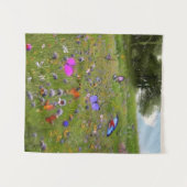 Tenture Fleurs sauvages et papillons (Devant (Horizontal))