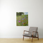 Tenture Fleurs sauvages et papillons (En situation)