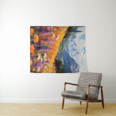 Tenture Fleurs sauvages pittoresques et beaux-arts de la m (En situation (horizontale))