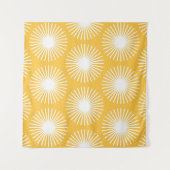 Tenture Fleurs simples : design sans couture scandinave. (Devant (Horizontal))