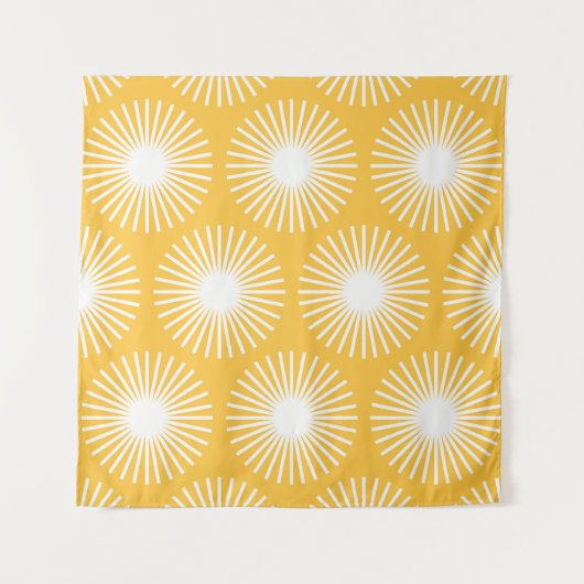 Tenture Fleurs simples : design sans couture scandinave. (Devant)