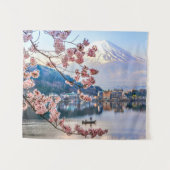 Tenture Fleurs | Spring Cherry Blossoms Japon (Devant (Horizontal))