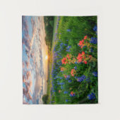 Tenture Fleurs | Texas Bluebonnets & Indian Paintbrush (Devant)
