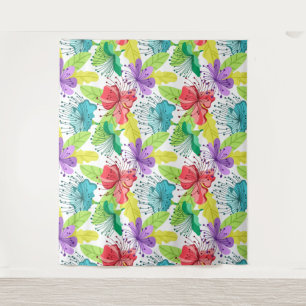 Tenture Fleurs tropicales sans couture motif