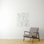 Tenture Fleurs Vintage Pastel (En situation)