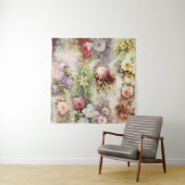 Tenture Fleurs vintages (En situation)