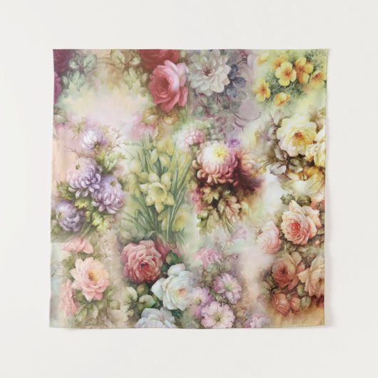 Tenture Fleurs vintages (Devant)