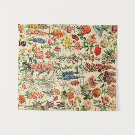 Tenture Fleurs vintages (Devant (Horizontal))