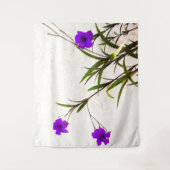 Tenture Fleurs violettes dans la brise (Devant)
