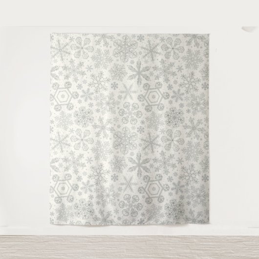 Tenture Flocon de neige (Devant)