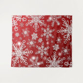 Tenture Flocons de Neige 10 (Devant (Horizontal))